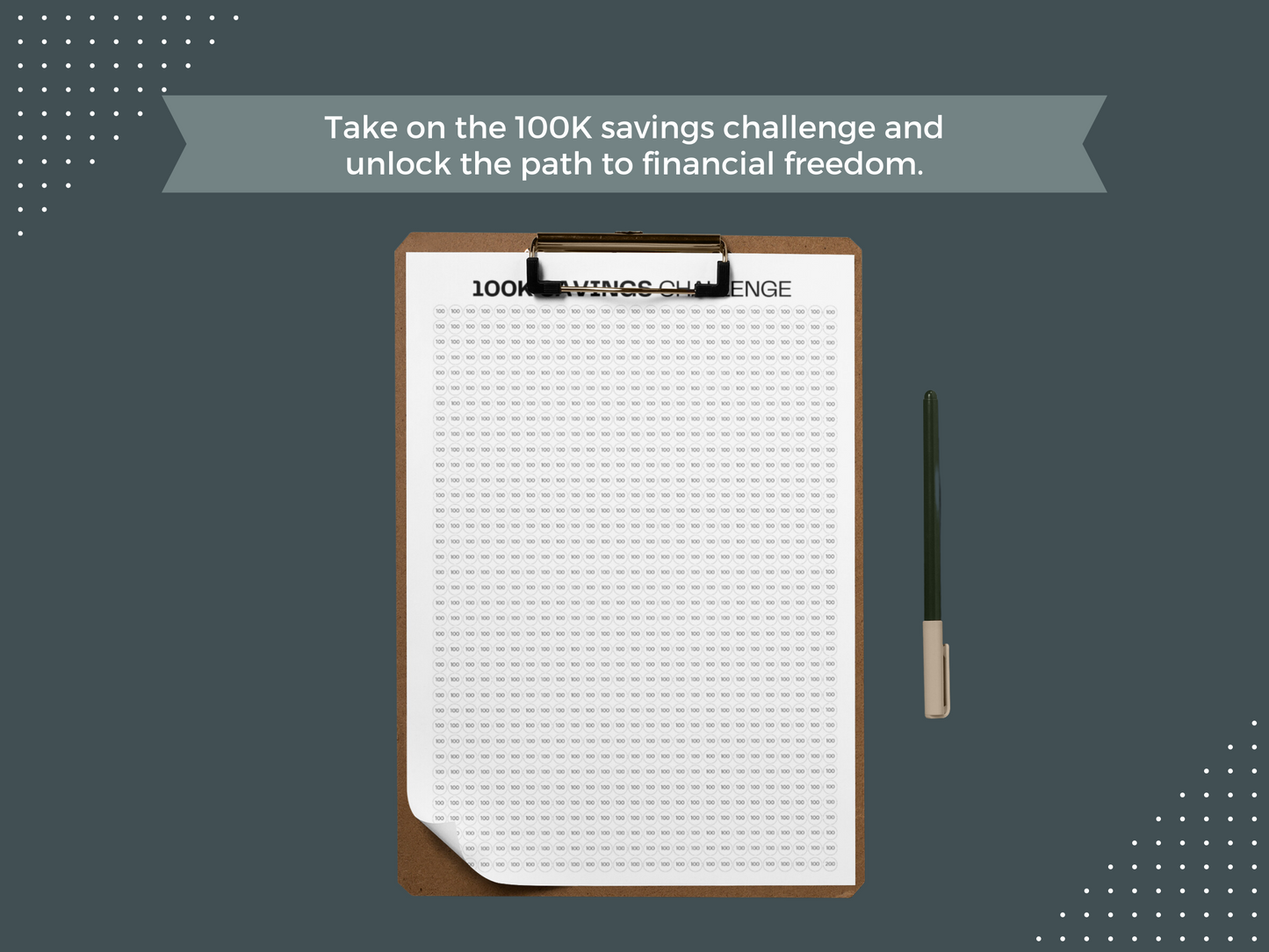 100K Savings Challenge | Envelope Savings Challenge