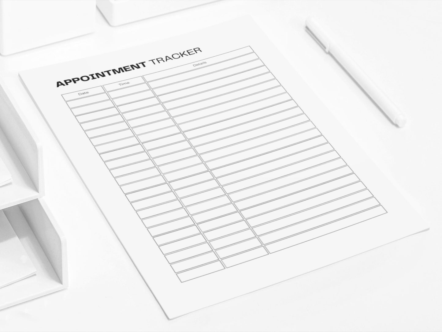 Appointment Tracker | Doctor Appointment Log | Medical Information