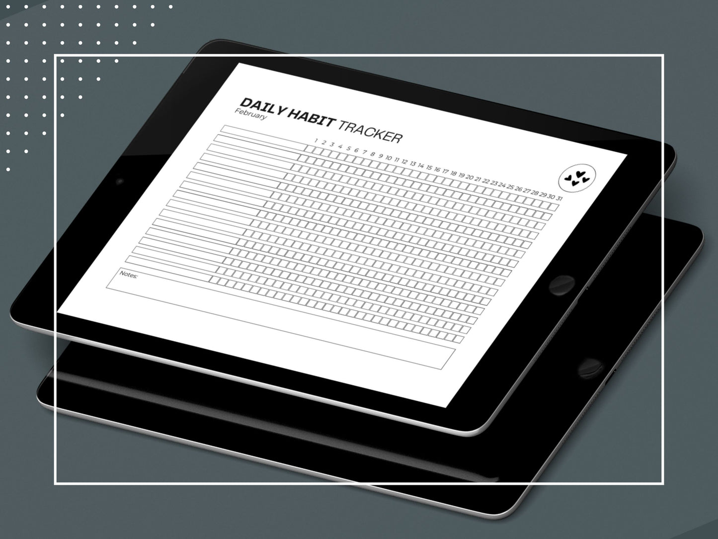 Daily Habit Tracker | To Do List | Routine Checklist