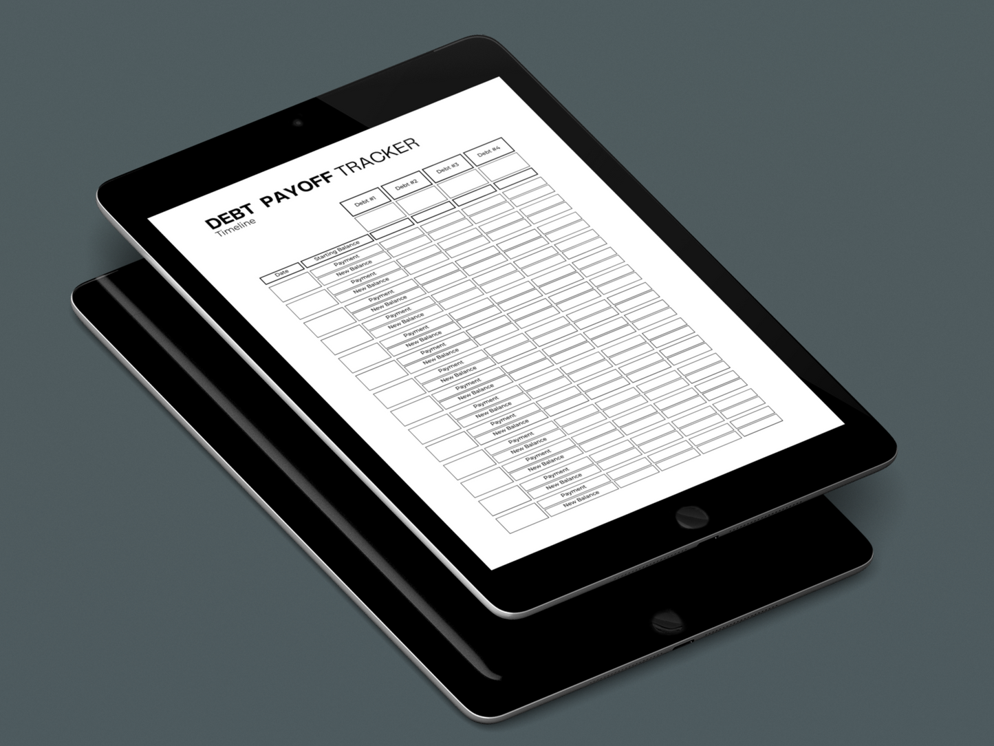 Debt Payoff Tracker | Financial Planner | Budget Planner