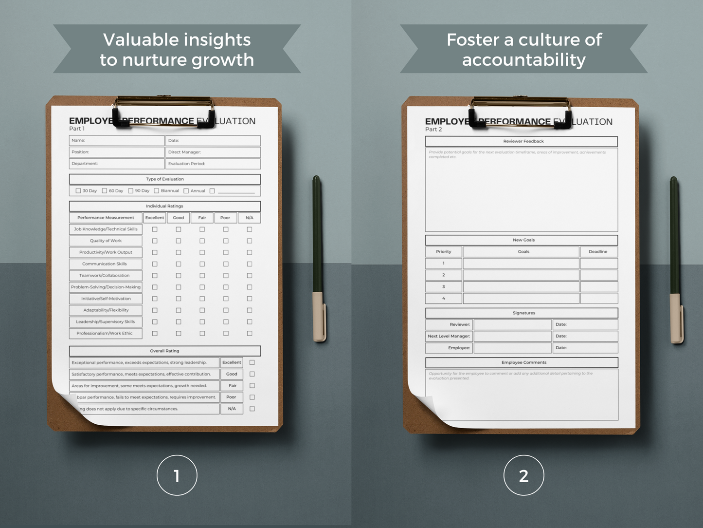 Employee Performance Evaluation | Human Resource Template