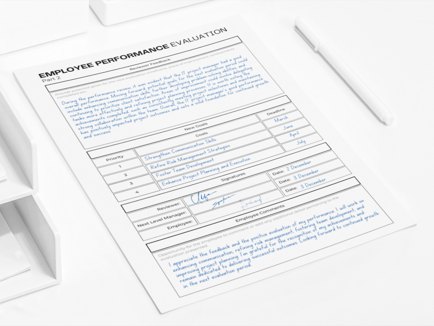 Employee Performance Evaluation | Human Resource Template