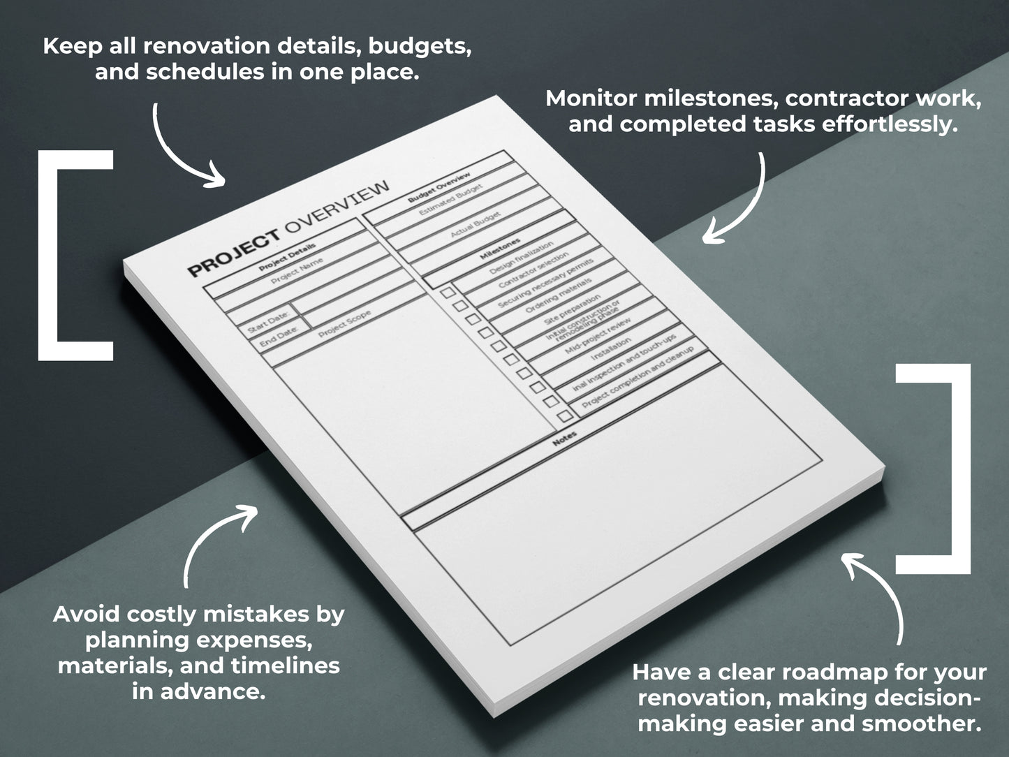 Home Renovation Planner | Home Improvement | Home Project Planner