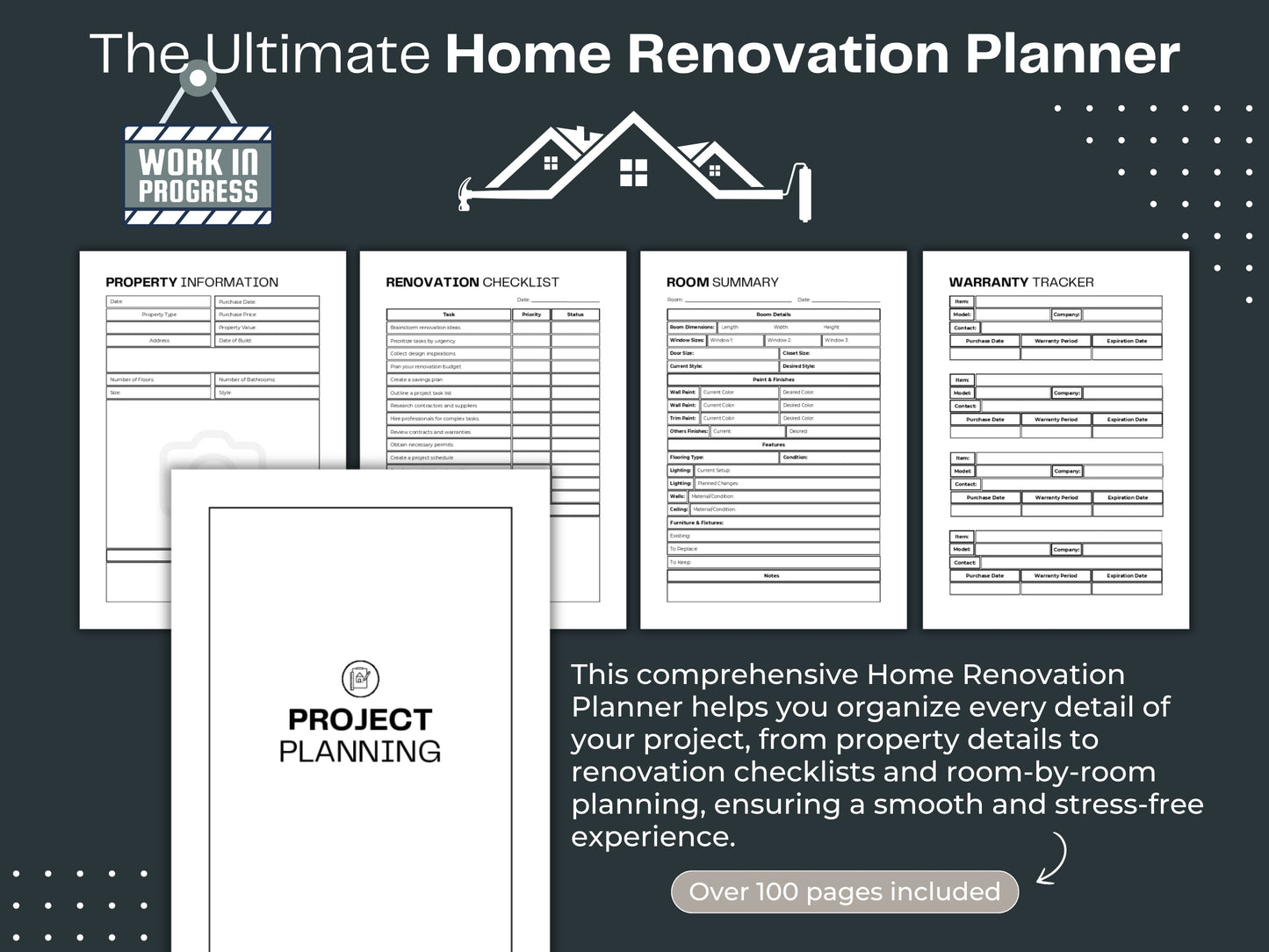 Home Renovation Planner | Home Improvement | Home Project Planner