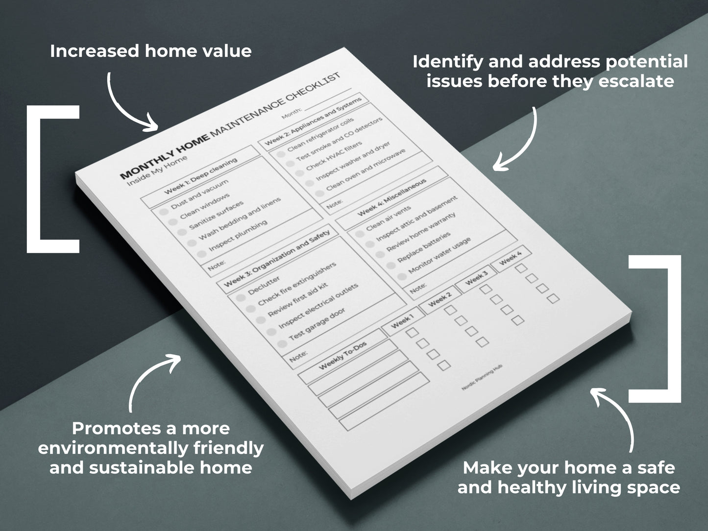 Monthly Home Maintenance Checklist | Home Maintenance Planner