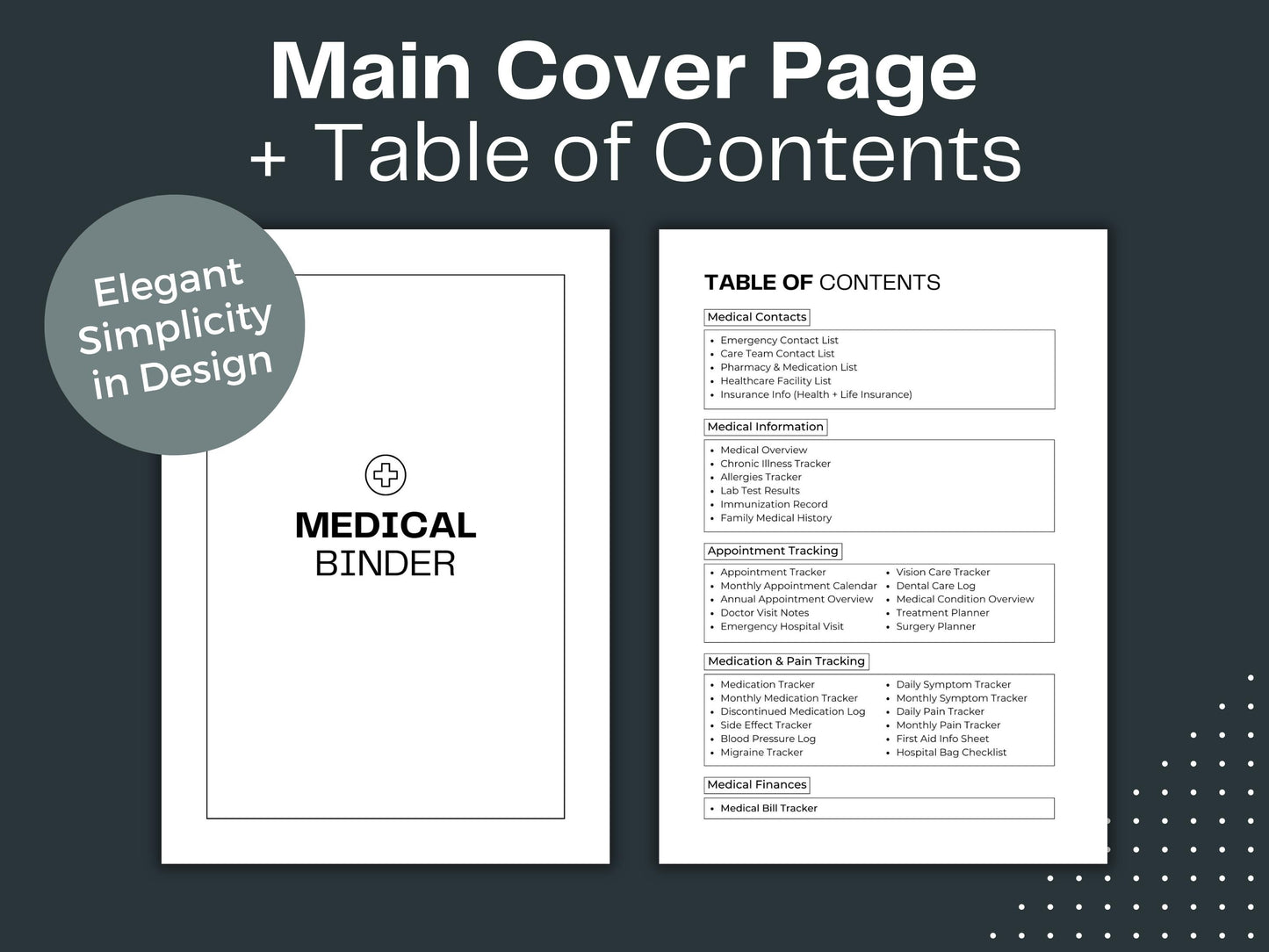 Medical Binder | Medical Planner | Health Binder