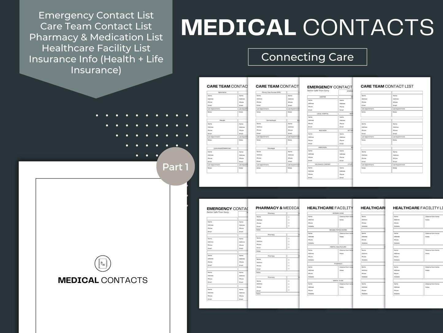 Medical Binder | Medical Planner | Health Binder