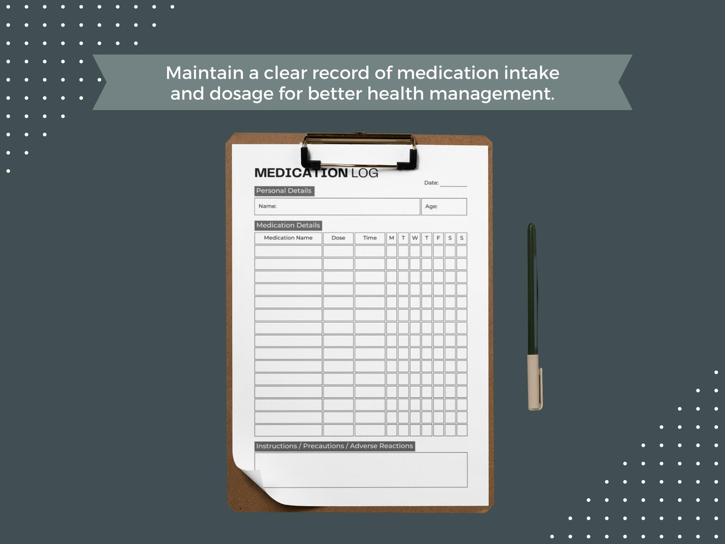 Medication Log | Medication Administration | Medication Tracker