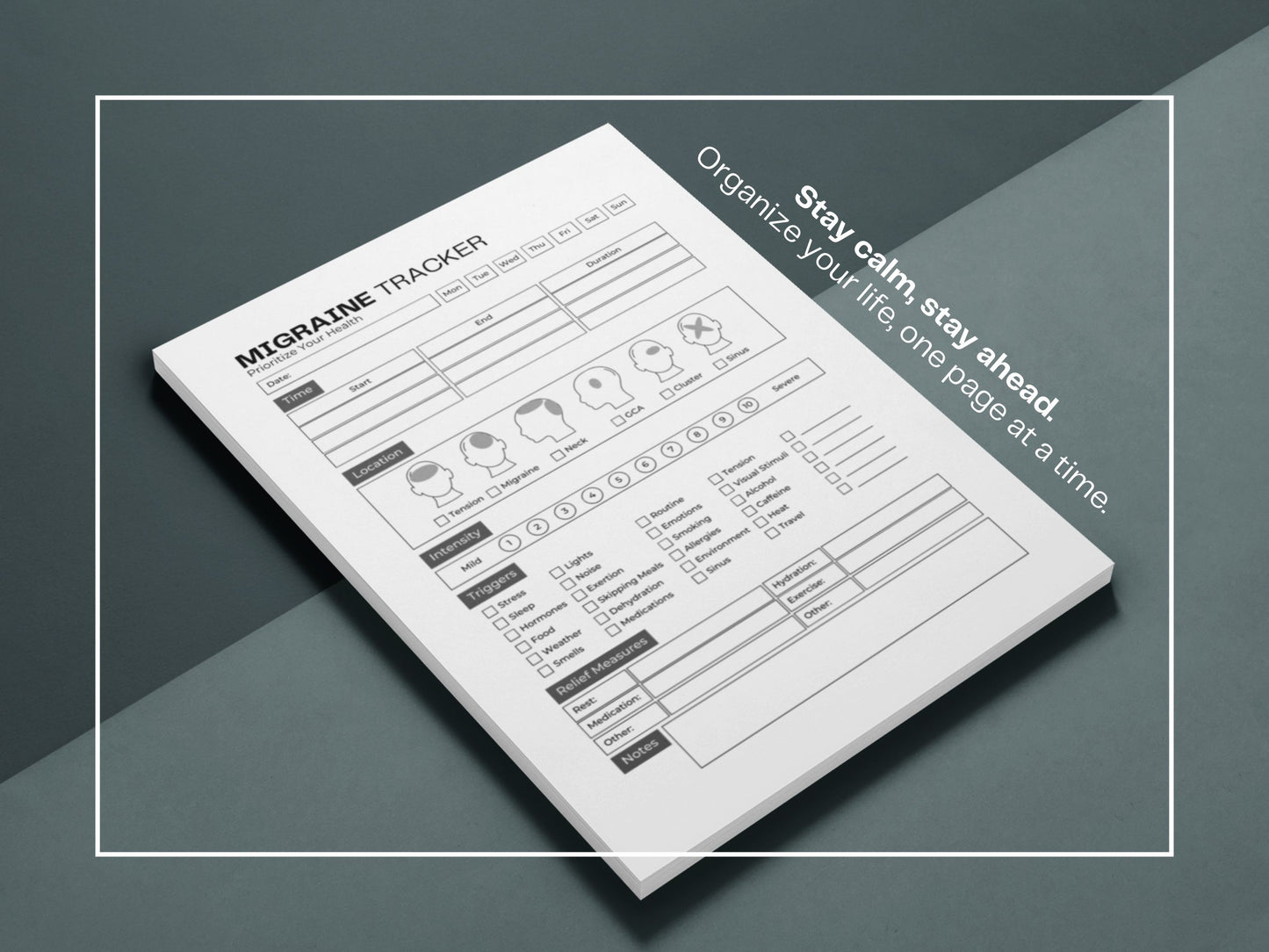 Migraine Tracker | Headache Tracker | Health Planner