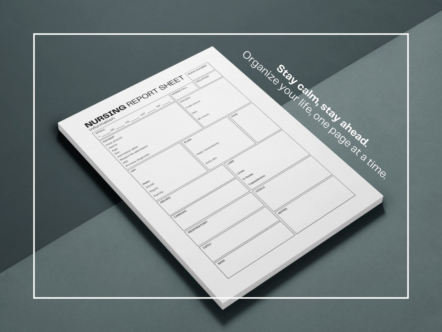 Nursing Report Sheet | Nursing Handoff Report Sheet