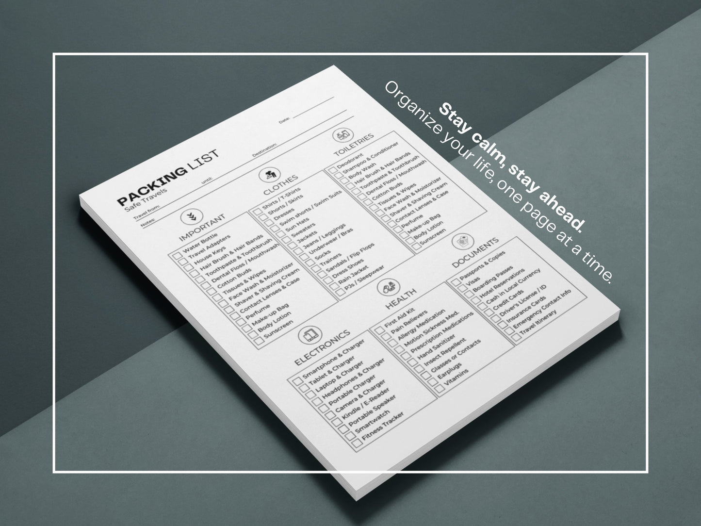 Packing List | Travel To Do List | Packing Checklist