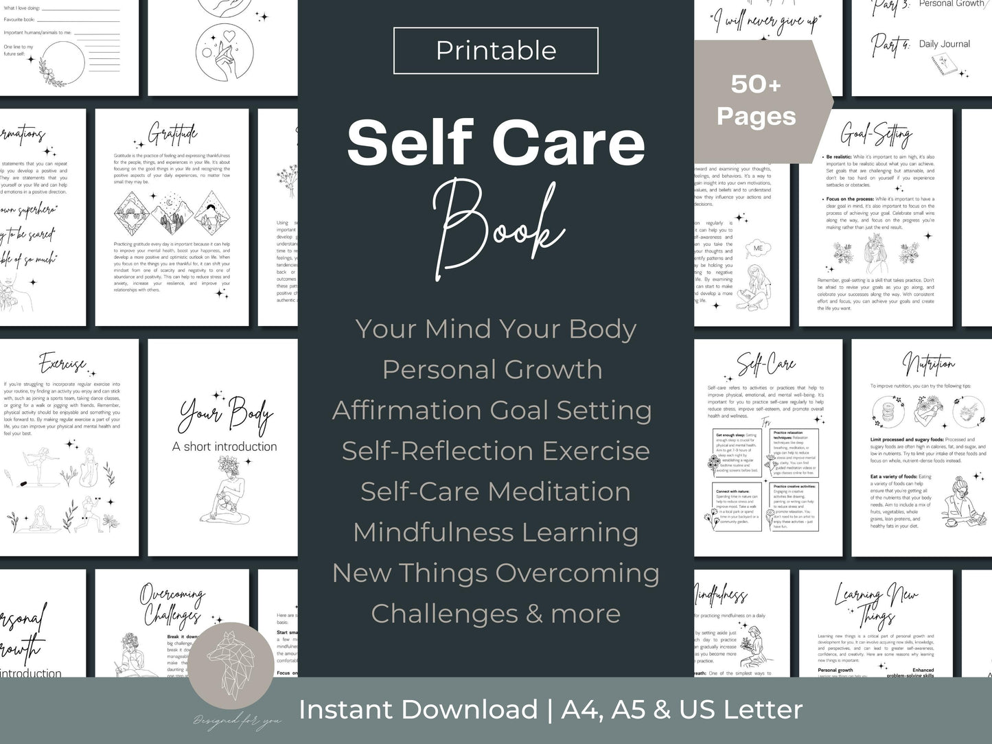 Self Care Book | Manifestation Journal | Soul Care Planner