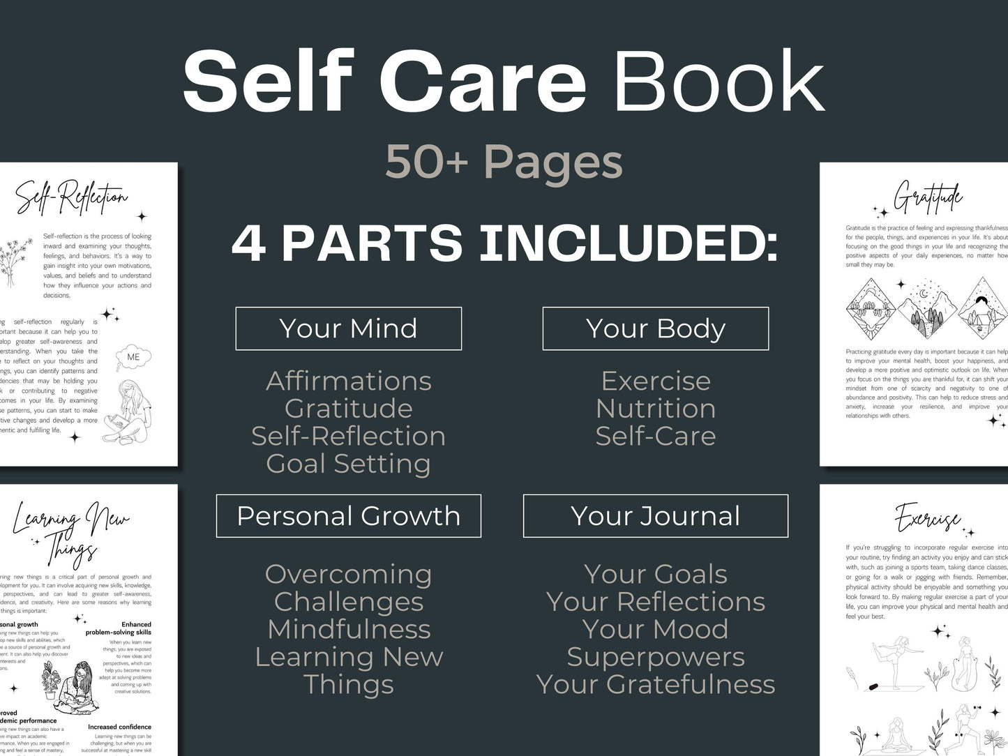 Self Care Book | Manifestation Journal | Soul Care Planner