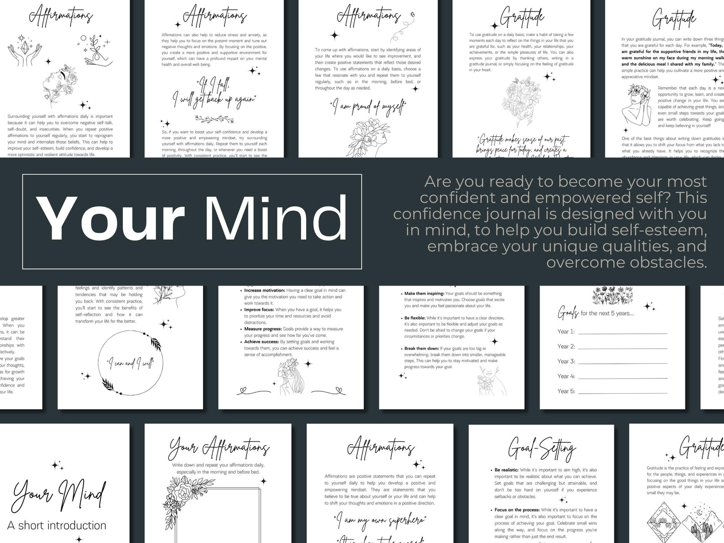 Self Care Book | Manifestation Journal | Soul Care Planner