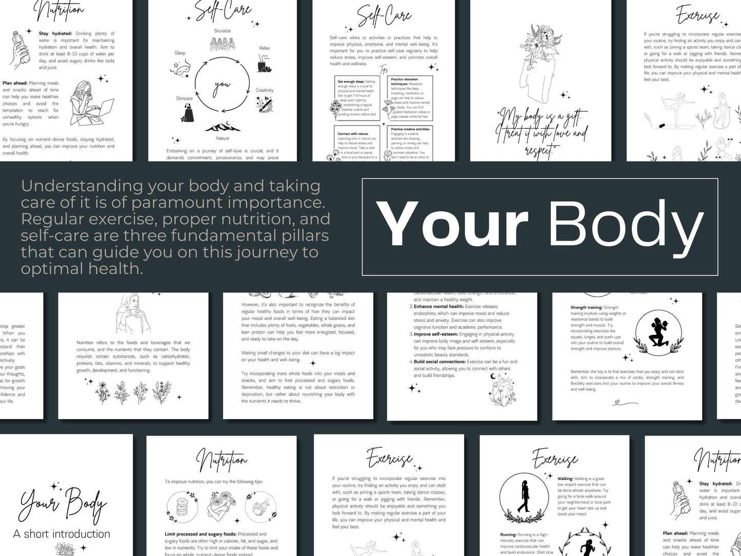 Self Care Book | Manifestation Journal | Soul Care Planner