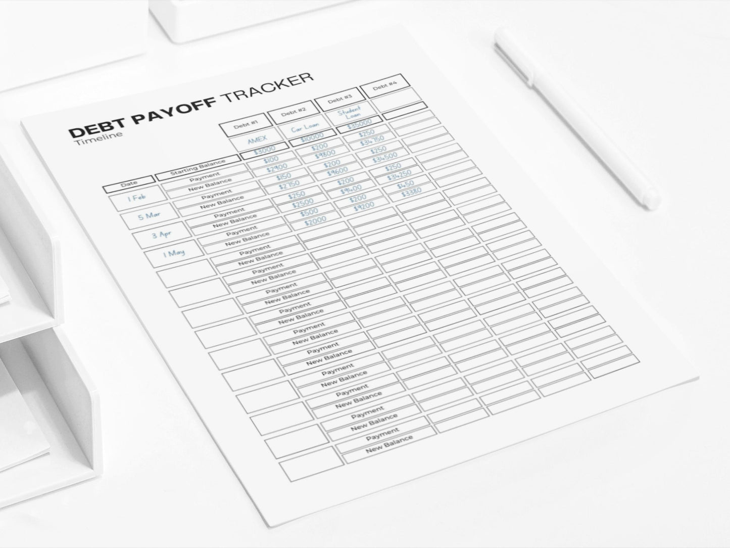 Starter Finance Bundle | Money Savings Challenge | Finance Planner