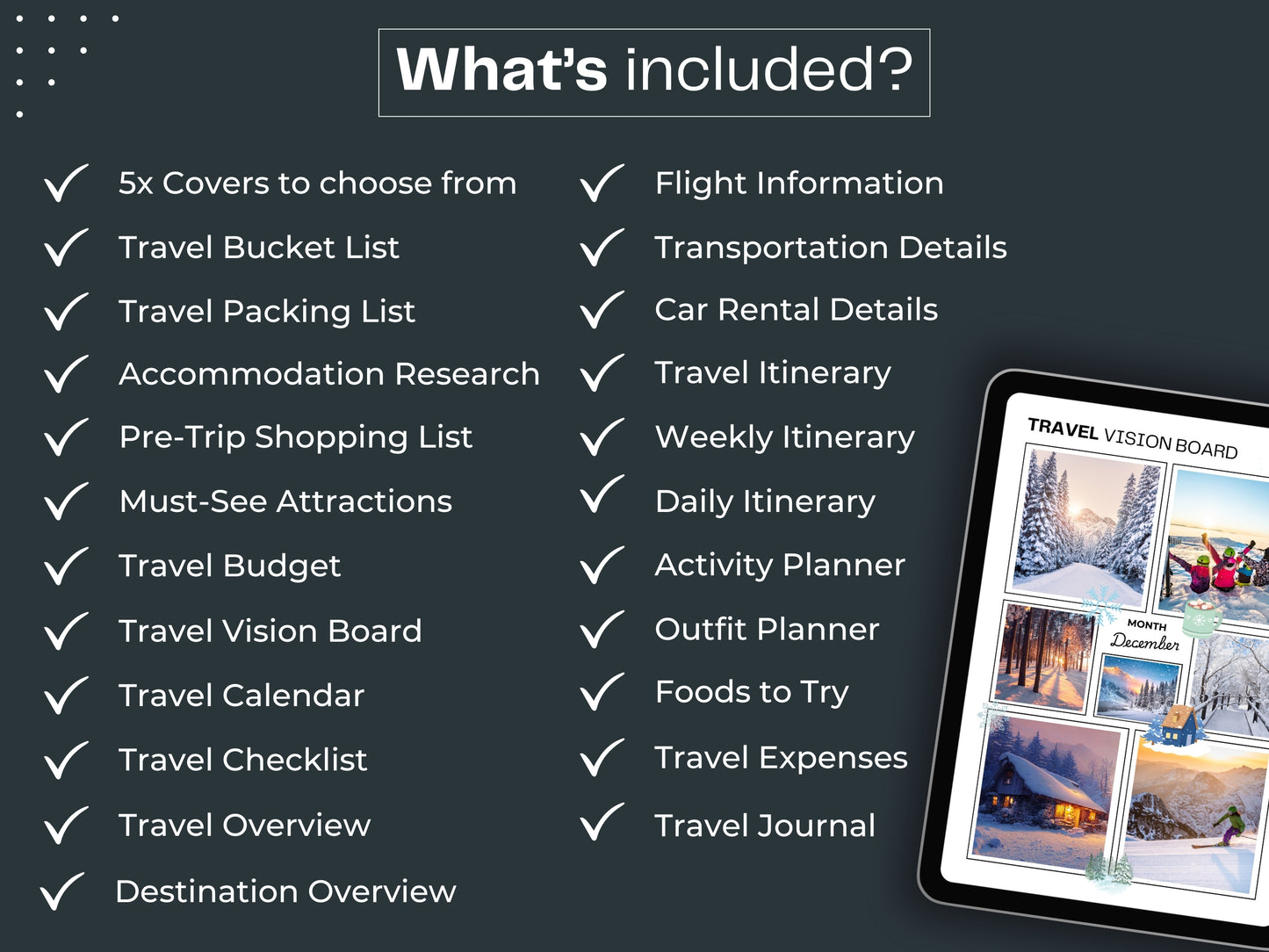 Printable Travel Planner | Travel Itinerary | Plan your next trip