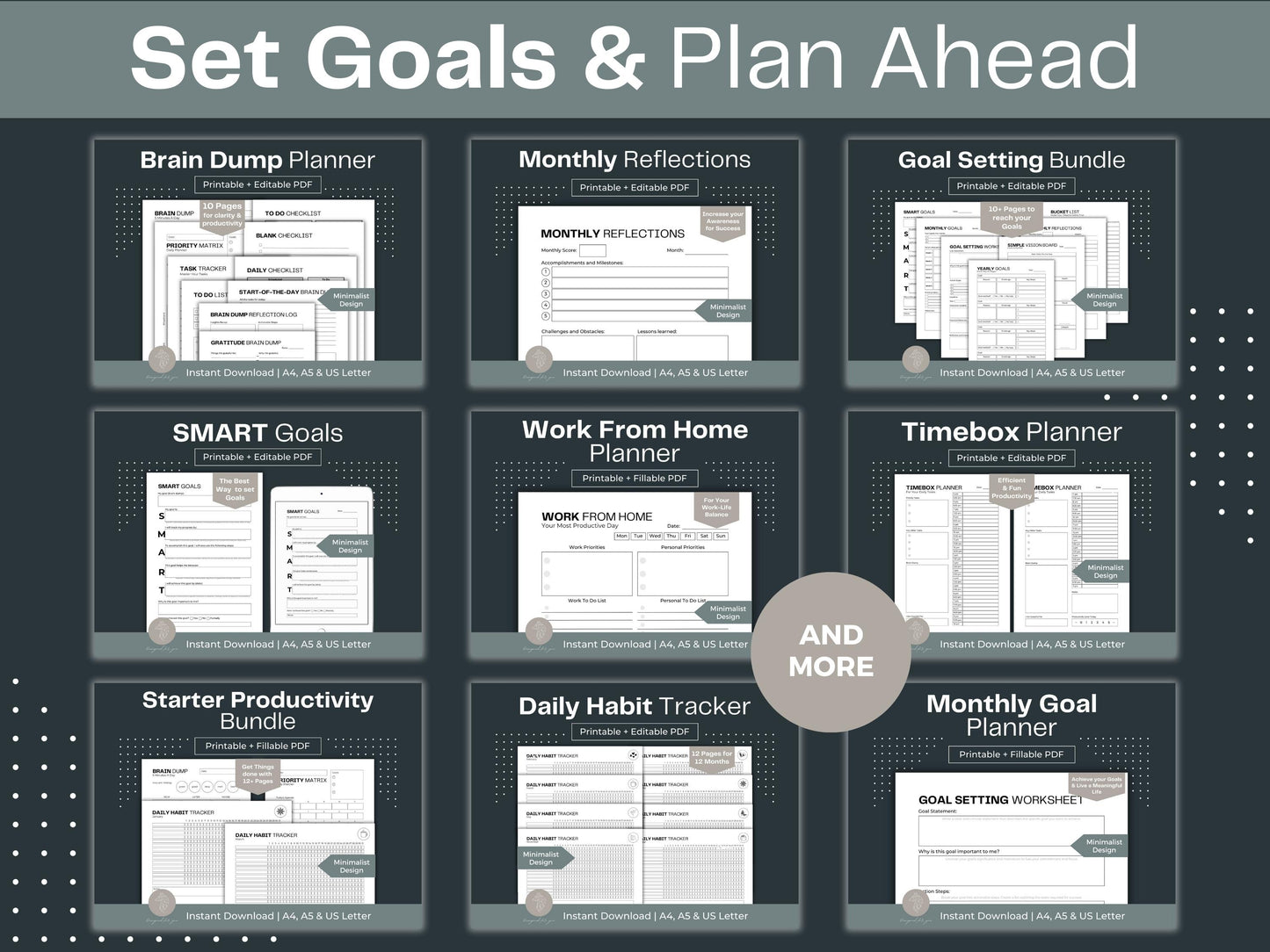 Whole Shop Bundle | Emergency Binder | Money Finance Planner