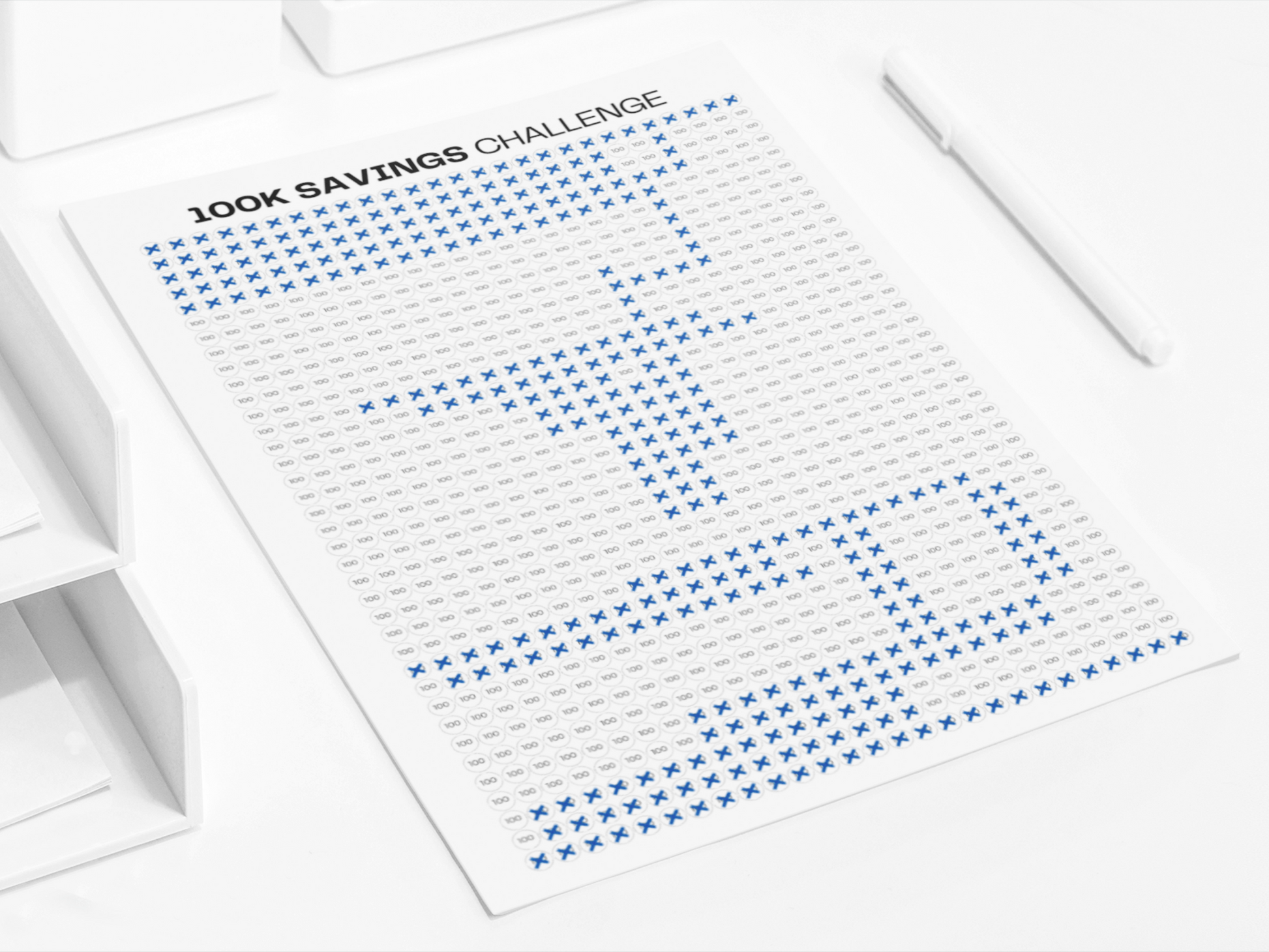 100K Savings Challenge | Envelope Savings Challenge – Nordic