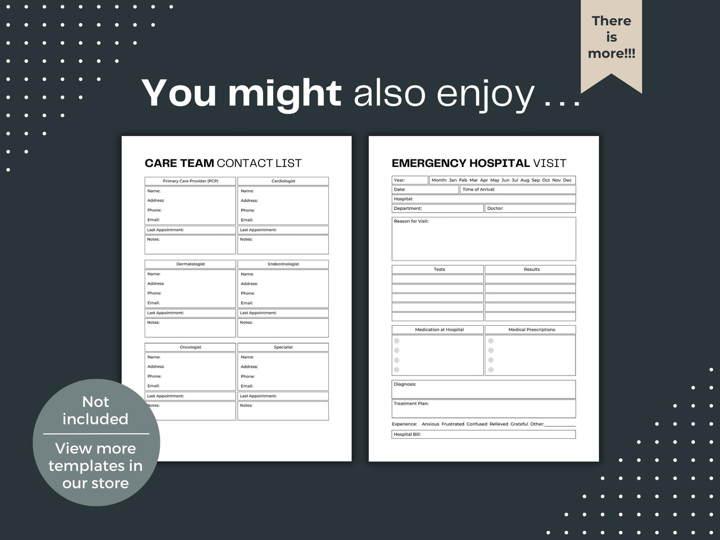 Doctor Visit Notes | Doctor Appointment Log | Medical Journal
