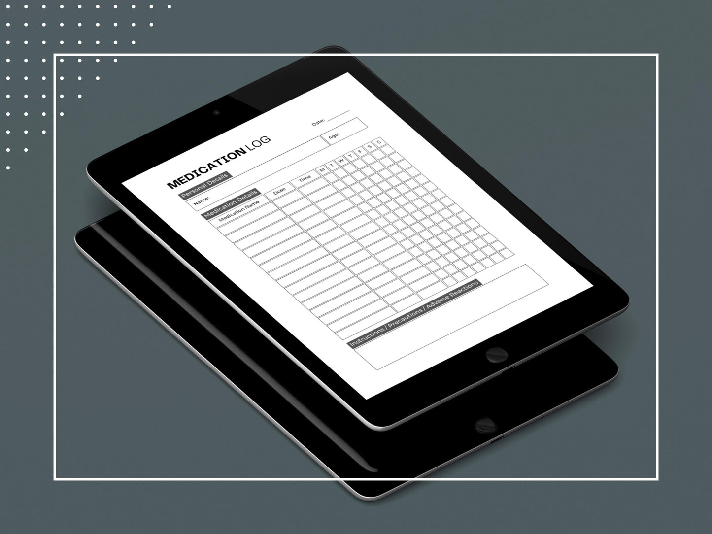 Medication Log | Medication Administration | Medication Tracker