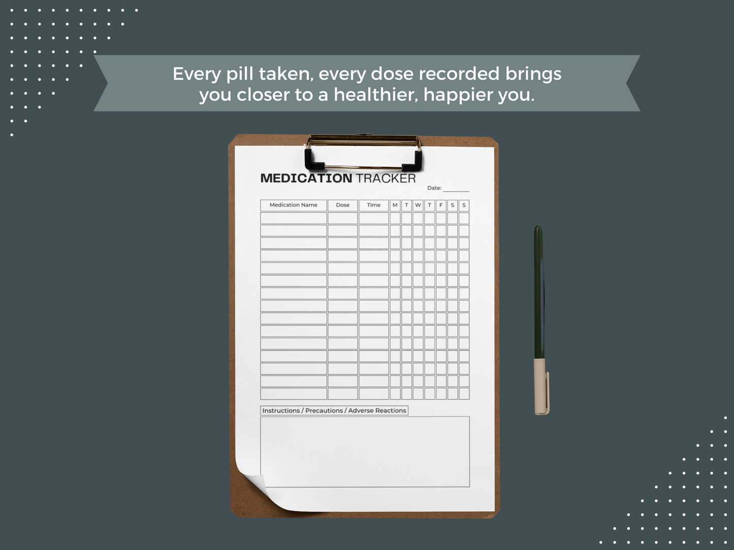 Medication Tracker | Chronic Illness Tracker | Health Planner