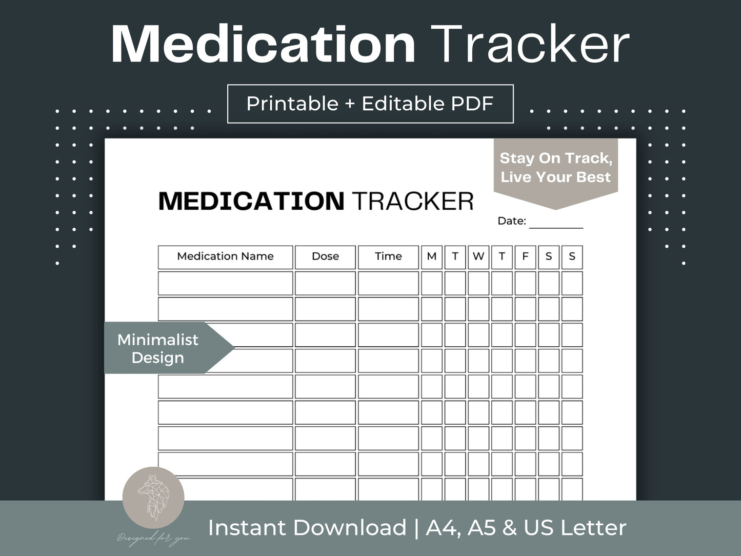 Medication Tracker | Chronic Illness Tracker | Health Planner