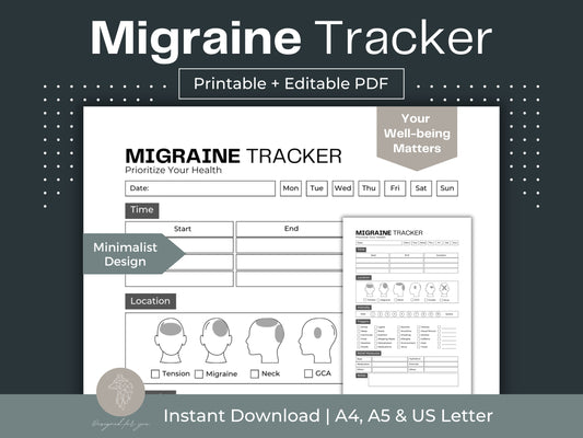 Migraine Tracker | Headache Tracker | Health Planner