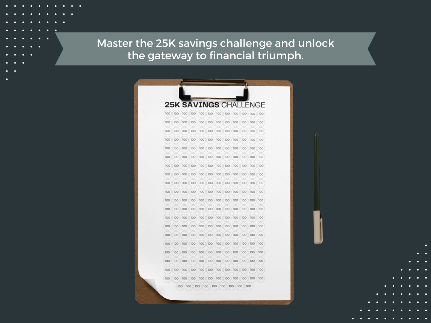 Savings Challenge Bundle | Savings Challenge Printable