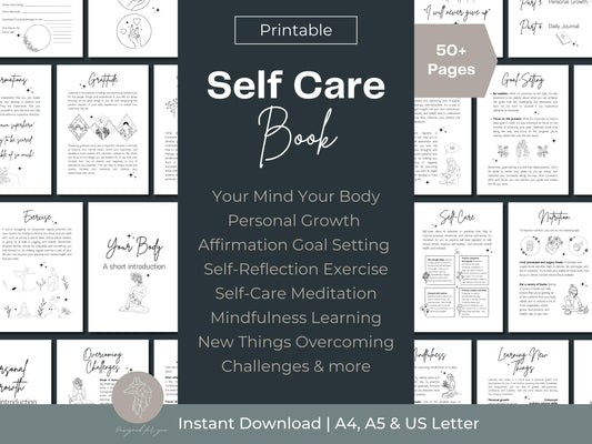 Self Care Book | Manifestation Journal | Soul Care Planner