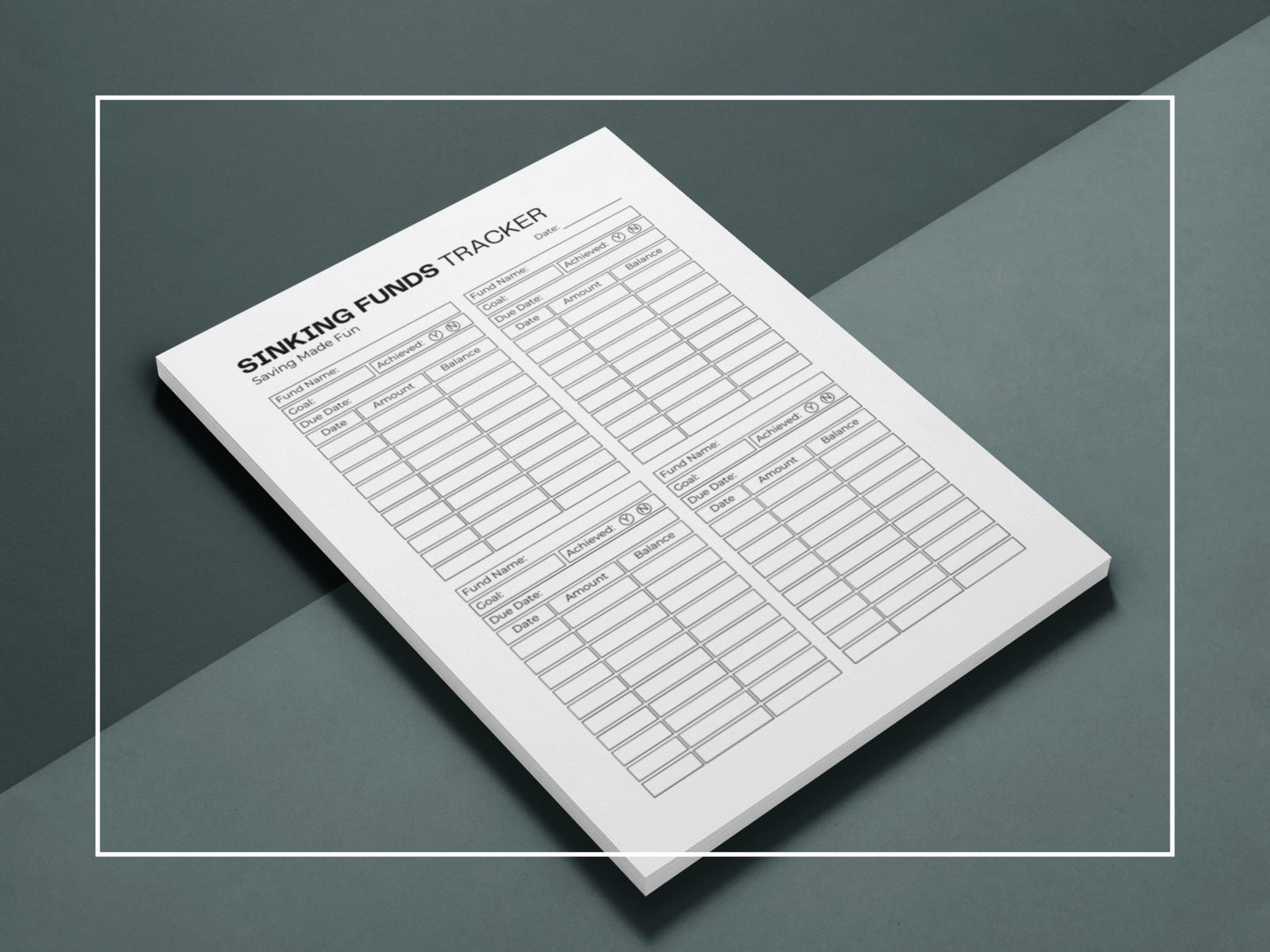 Starter Finance Bundle | Money Savings Challenge | Finance Planner