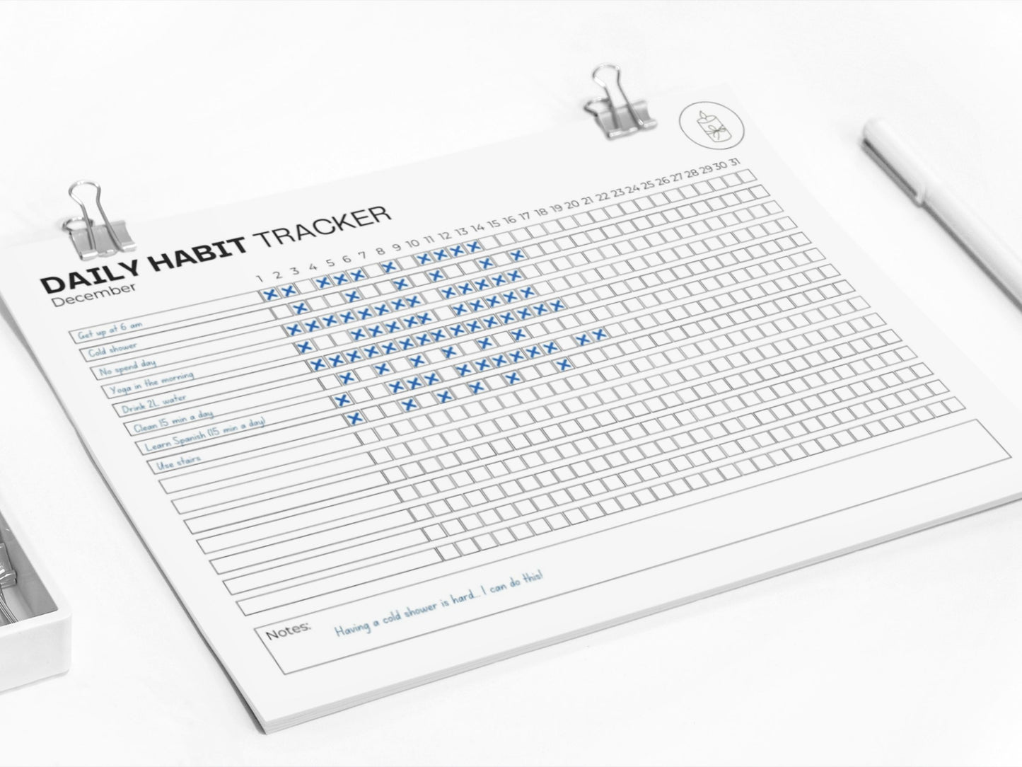 Starter Productivity Bundle | Productivity Planner | Habit Tracker