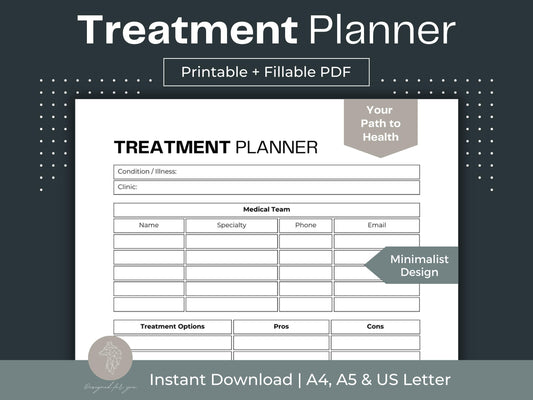 Treatment Planner | Medical Condition | Illness Tracker