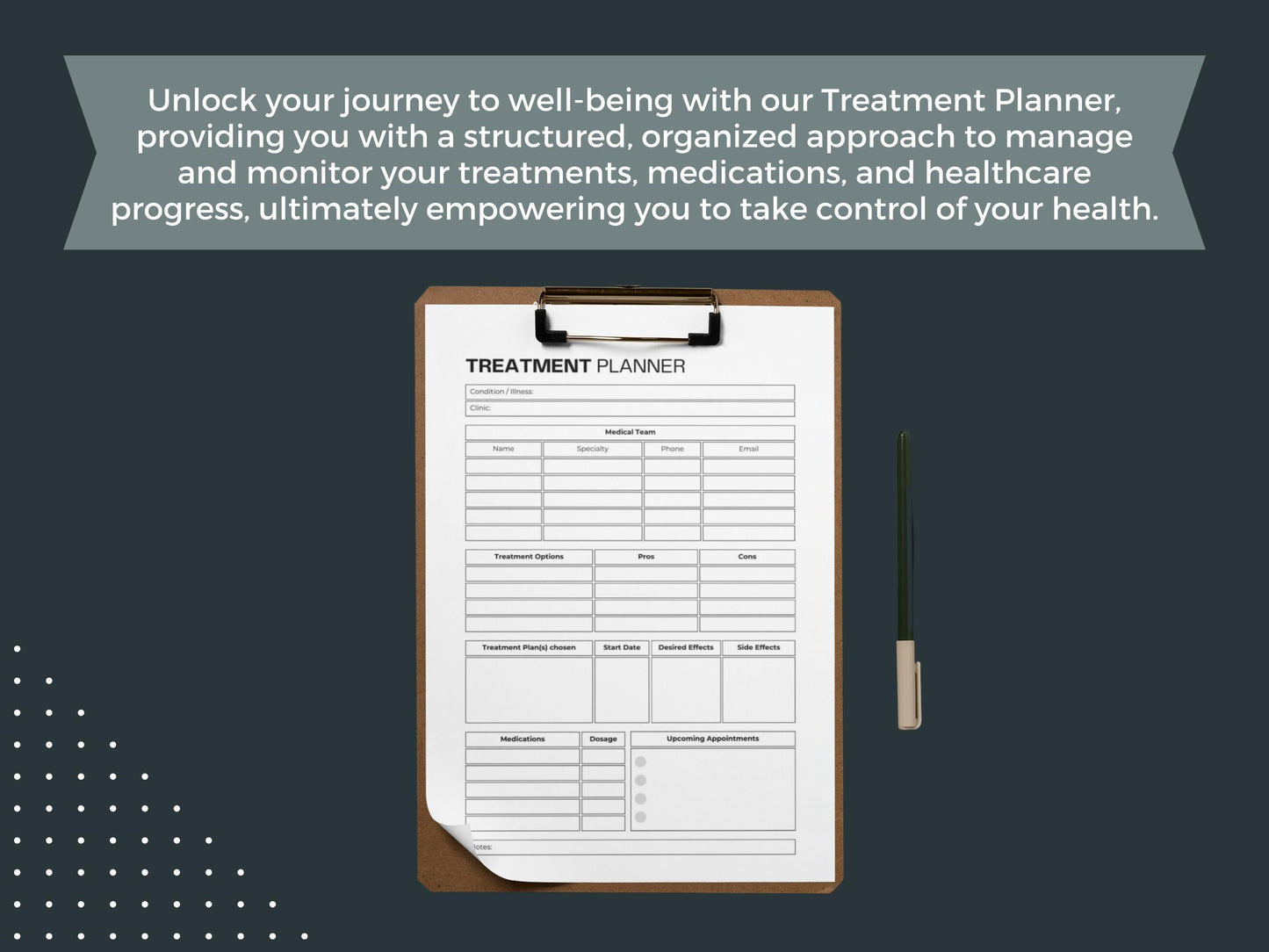 Treatment Planner | Medical Condition | Illness Tracker