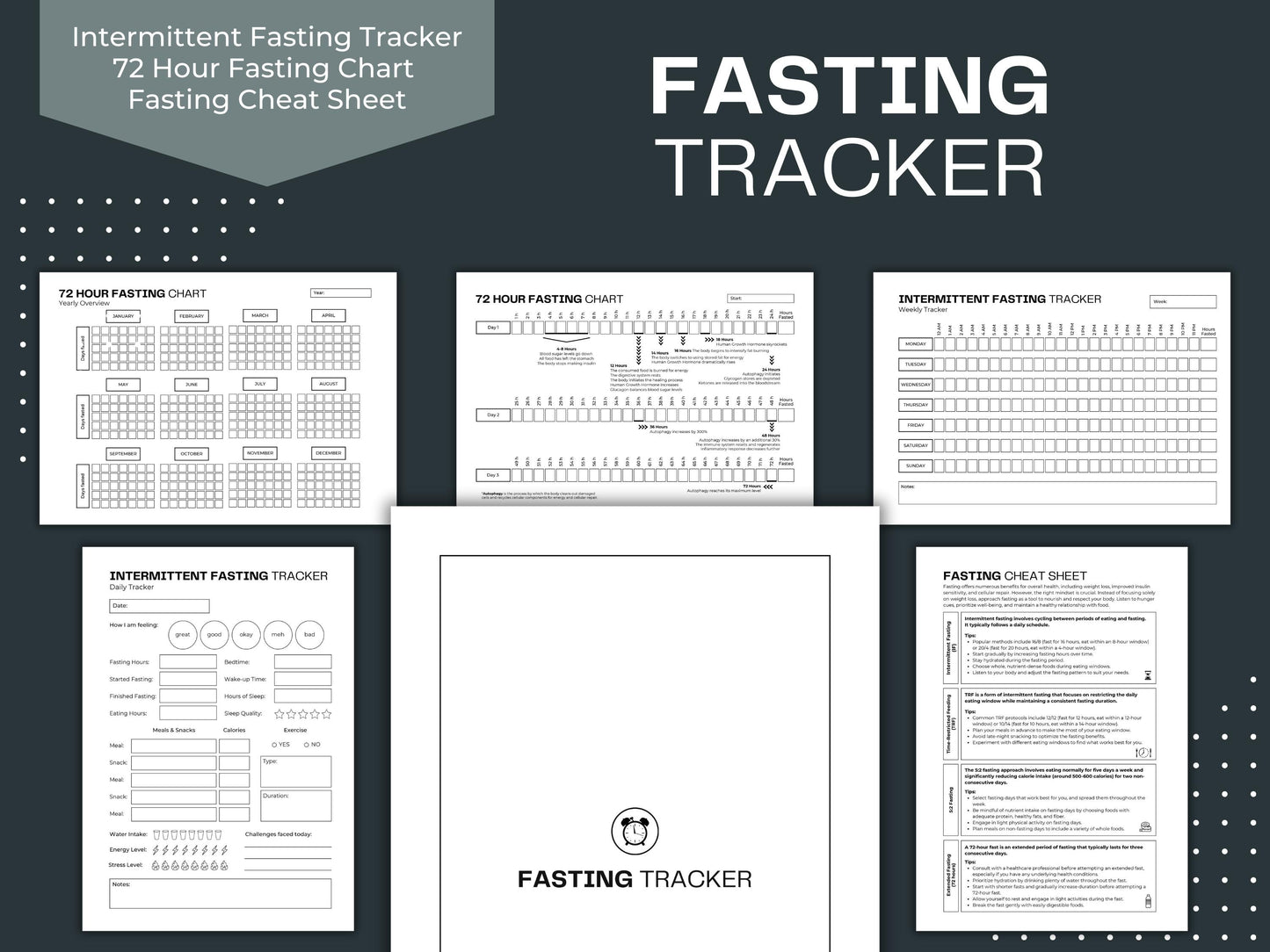 Weight Loss Journal | Fitness Planner | Weight Loss Planner Pages